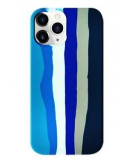 Evelatus Apple iPhone 14 Pro Silicone case Multi-Colored Blue