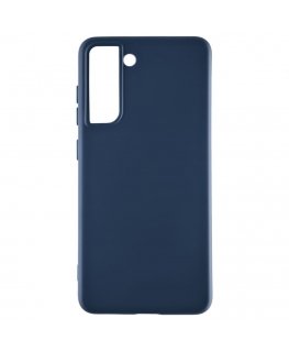 Evelatus Samsung Galaxy S21 FE Nano Silicone Case Soft Touch TPU Blue