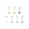 New Garden Lola Slim 30 Battery Table Lamp White New Garden Lola Slim 30 Battery Table Lamp White