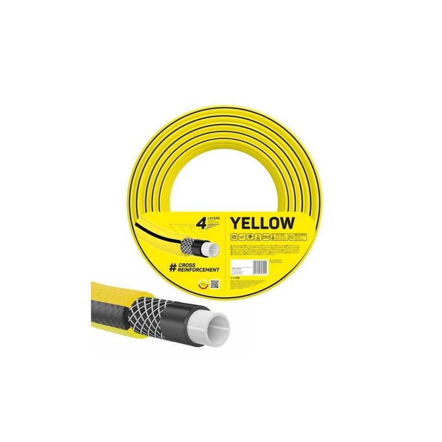 Sodo žarna Cellfast 4YELLOW 1/2" 50m