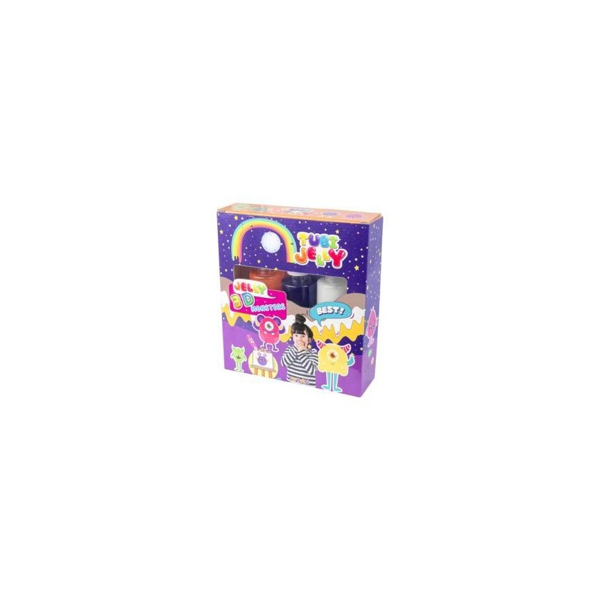 Tuban 3 spalvų Tubi Jelly rinkinys - Monstrai ( TU3318 )