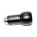 Evelatus - Car Charger EC7DC01 BLACK 3.1A 2USB port with stainless steel escape tool Black Evelatus - Car Charger EC7DC01 BLACK 3.1A 2USB port with stainless steel escape tool Black