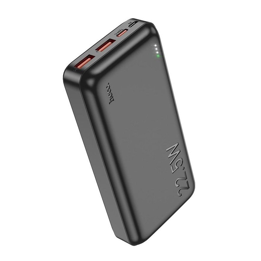External battery Power Bank Hoco J101A PD 20W+Quick Charge 3.0 22.5W 20000mAh black