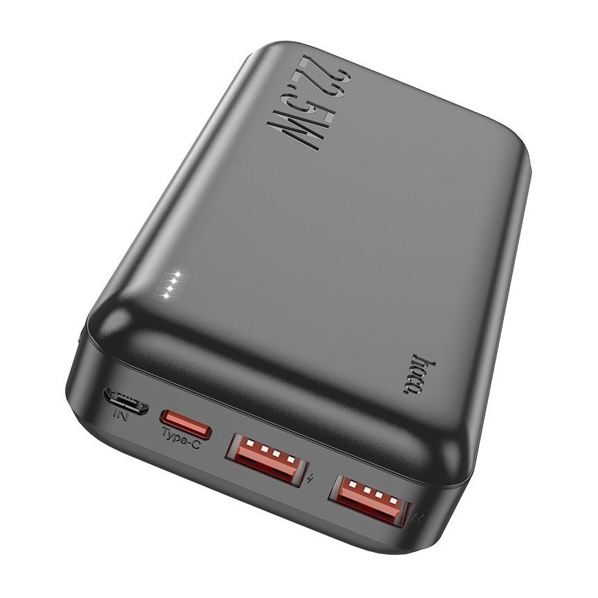 External battery Power Bank Hoco J101A PD 20W+Quick Charge 3.0 22.5W 20000mAh black – 2
