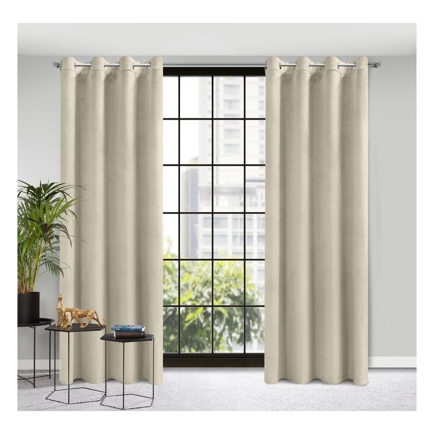 Eurofirany D91 / Z / RASA / BEIGE 140X250 PAKEITIMAS