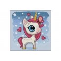 Beldizart Unicorn in love 20*20 cm WD2530 Beldizart Unicorn in love 20*20 cm WD2530
