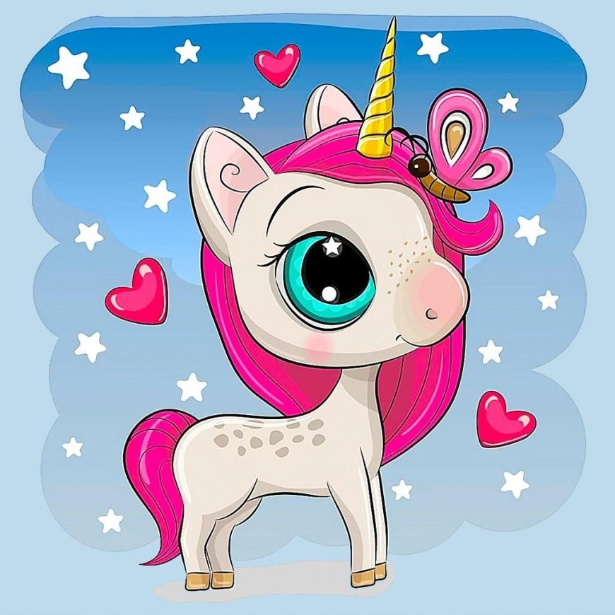 Beldizart Unicorn in love 20*20 cm WD2530 – 2