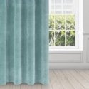Eurofirany DIVA LINE RIA Minkšto aksomo naktinė užuolaida, 140X250 cm, kilpos / žiedai, spalva: mėlyna