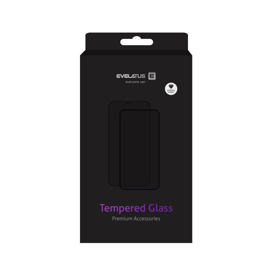 Evelatus Samsung A90 0.33 Flat Clear Glass Japan Glue Anti-Static