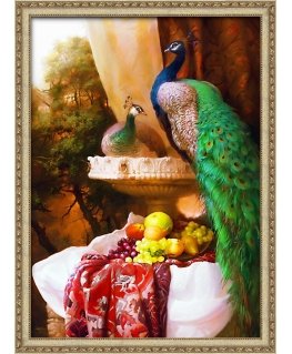 Beldizart SALE Peacocks 50x70 cm AZ-1825