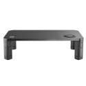 Ergo Office monitor stand, adjustable, with Qi wireless charger, max 20 kg, 17-32", ER-415