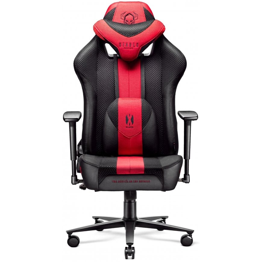 Diablo Chairs Diablo X-Player 2.0 Normal Size red - anthracite ergonomic chair