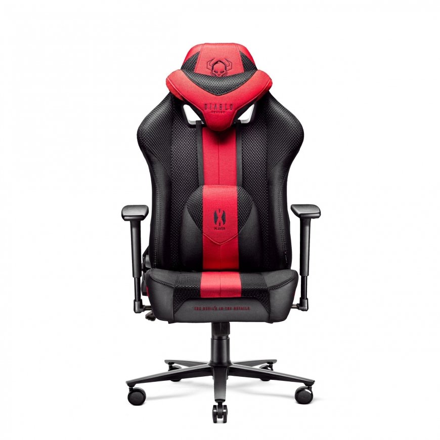 Diablo Chairs Diablo X-Player 2.0 Normal Size raudona - antracitas ergonominė kėdė – 2