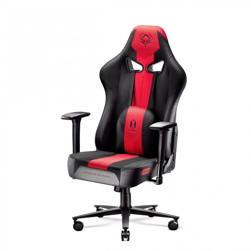 Diablo Chairs Diablo X-Player 2.0 Normal Size red - anthracite ergonomic chair – 3