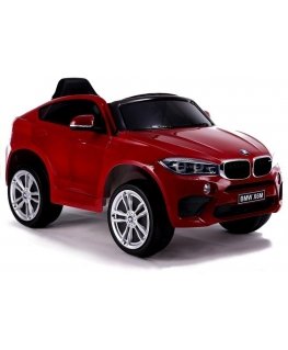 Lean Cars Electric car for children BMW X6, red lacquered