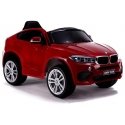 Lean Cars Elektromobilis vaikams BMW X6, raudonas lakuotas