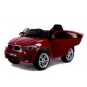 Lean Cars Elektromobilis vaikams BMW X6, raudonas lakuotas