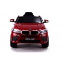 Lean Cars Electric car for children BMW X6, red lacquered