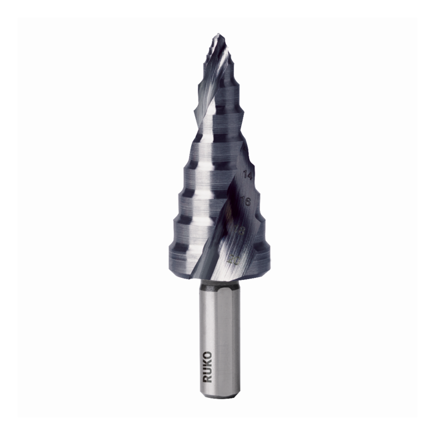 Step drill RUKO UltimateCut FlowStep Ø6-20mm