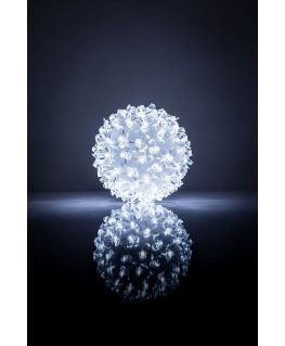 iLike KL Christmas Lights Ball RS-214 80LED D-13cm White