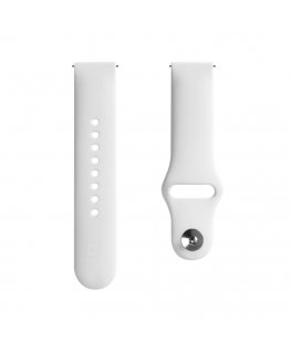 Evelatus 22mm Silicone Loop (S/M 110mm) White
