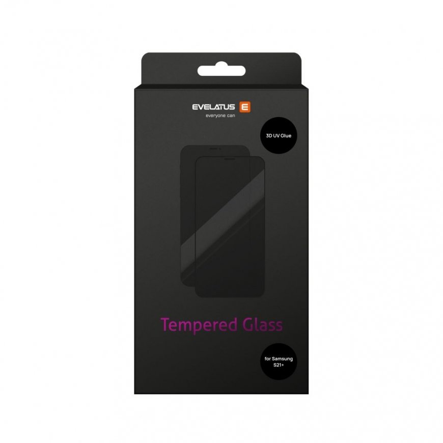 Evelatus Samsung Galaxy S21 Plus Clear Glass UV + Glue