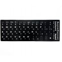 iLike Keyboard Stickers ENG white / RUS white Qwerty Black iLike Keyboard Stickers ENG white / RUS white Qwerty Black