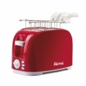 Girmi TP1102 tosteris 2 šķēle (-s) 800 W Sarkans, Balts Girmi TP1102 tosteris 2 šķēle (-s) 800 W Sarkans, Balts