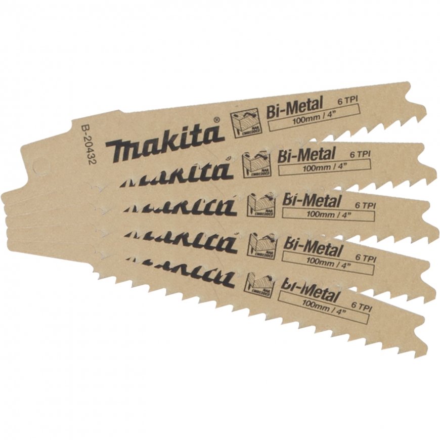 Makita B-20432 finierzāģis/zobenzāģa asmens 5 pcs