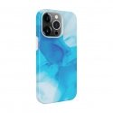 Evelatus Apple iPhone 13 Pro Premium Silicone case Customized Print Blue