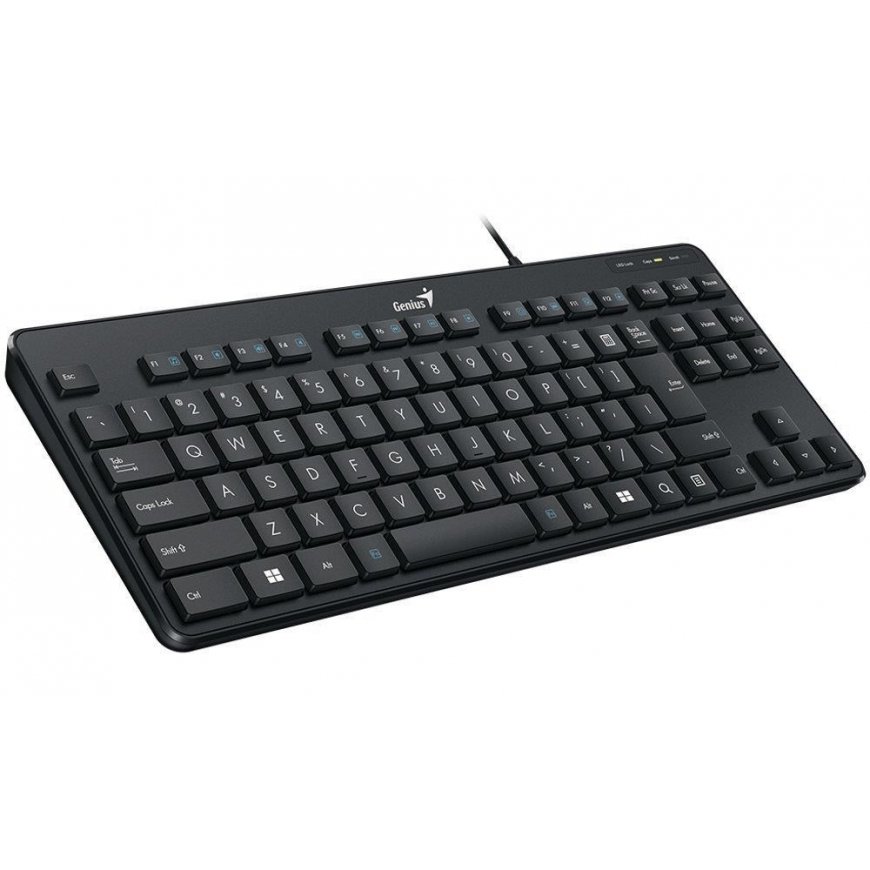 Keyboard and mouse Genius LuxeMate 110, keyboard CZ/SK, klasyczna, cicha rodzaj with cable (USB), black, no