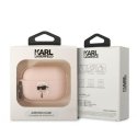 Karl Lagerfeld Case Karl Lagerfeld KLAP2RUNIKP Apple AirPods Pro 2 cover pink silicone Karl Head 3D