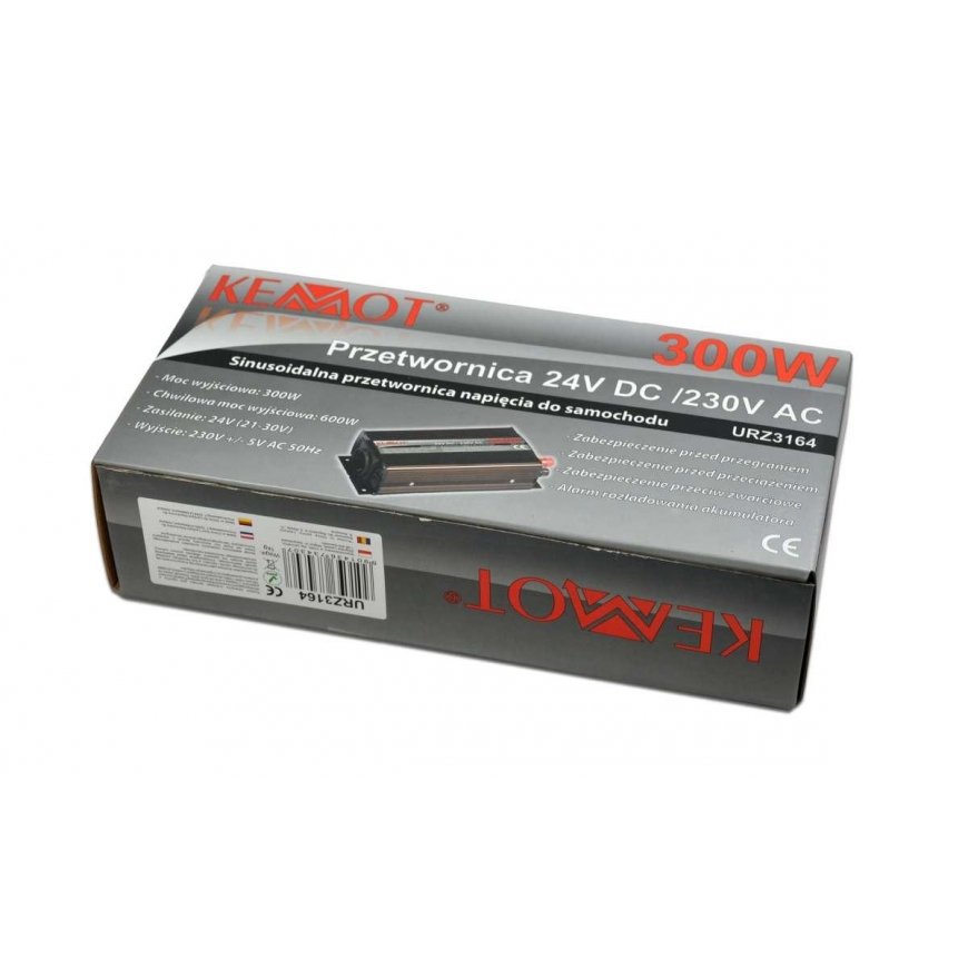 KEMOT 24V / 230V 300W inverter (F type: German) – 2
