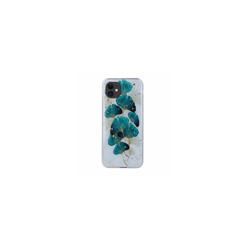 iLike Apple Gold Glam case for iPhone 11 leaves