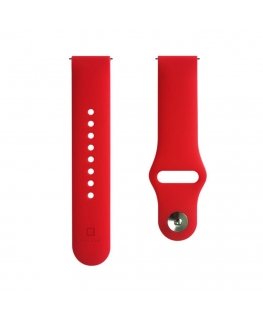 Evelatus 22mm Silicone Loop (S/M 110mm) Red