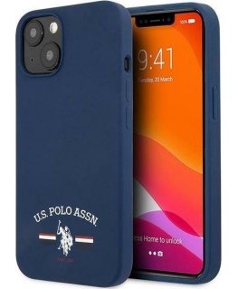 Case US Polo Assn US Polo USHCP13SSFGV iPhone 13 mini 5.4 inch Dark Blue Silicone Collection