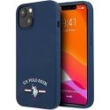 Case US Polo Assn US Polo USHCP13SSFGV iPhone 13 mini 5.4 inch Dark Blue Silicone Collection
