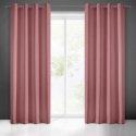 Night curtain Eurofirany RITA made of smooth fabric, 140X250 cm loops / wheels, color: dark pink Night curtain Eurofirany RITA made of smooth fabric, 140X250 cm loops / wheels, color: dark pink