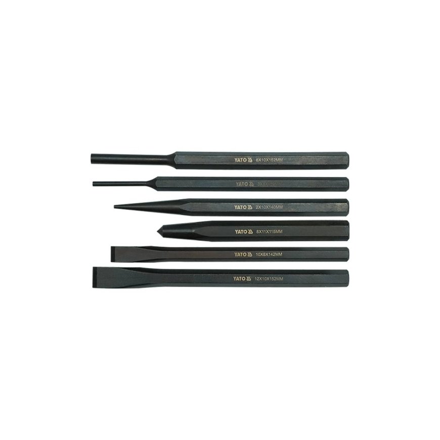 Yato chisels and dies set 6 pcs. YT-4712