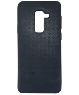 Evelatus Samsung Galaxy A6 Plus 2018 TPU case 1 with metal plate (possible to use with magnet car holder) Blue