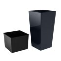 Prosperplast Flower pot with insert Urbi Square DURS400 anthracite Prosperplast Flower pot with insert Urbi Square DURS400 anthracite