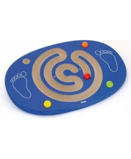 Wooden balancing board with labyrinth, Viga