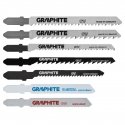 Graphite Graphite jigsaw blade set 10 pcs. 57H755 Graphite Graphite jigsaw blade set 10 pcs. 57H755