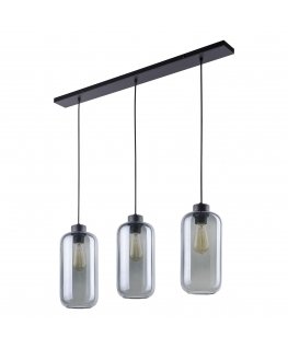 Orno LAZIO 3P, hanging lamp, E27 max.15W, black