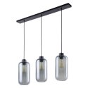Orno LAZIO 3P, hanging lamp, E27 max.15W, black