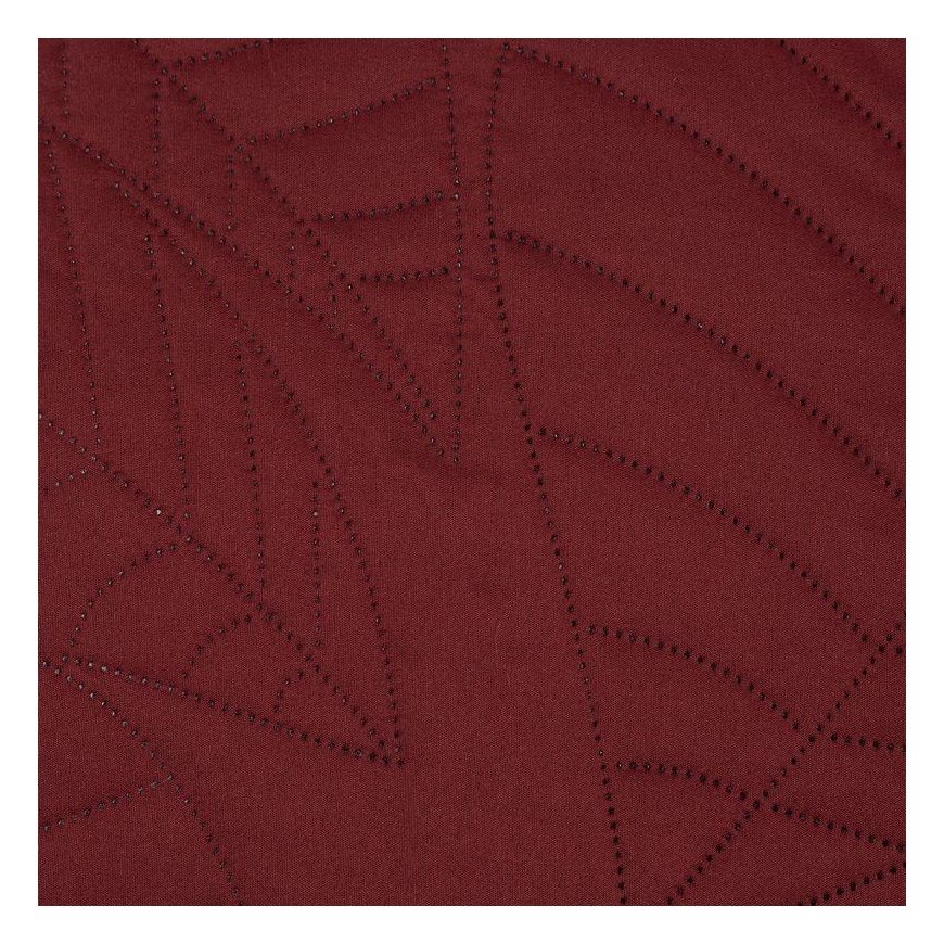 Eurofirany DESIGN 91 BONI / 6 Bedspread, quilted by hot pressing with leaf pattern, 220X240 cm, color: brick Bedspread – 3