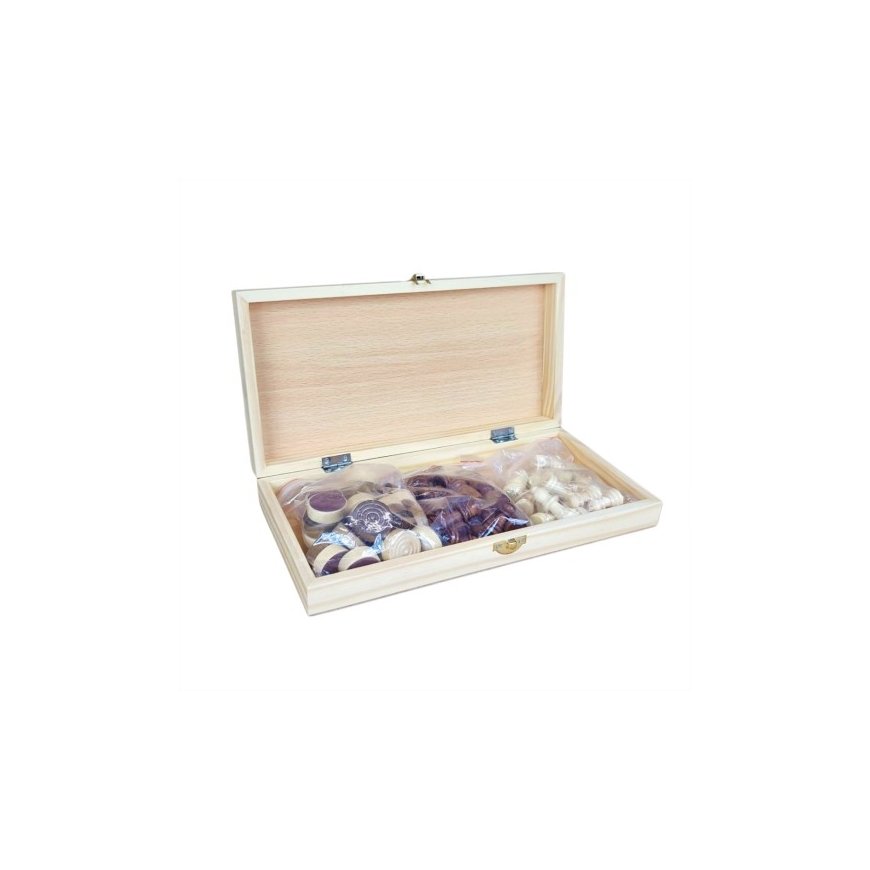 W&K chess, two-in-one wooden checkers – 2
