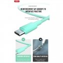 XO NB156 Durable TPE Universal USB-C to Lightning PD Data & Fast 2.4A Charger Cable 1m White XO NB156 Durable TPE Universal USB-C to Lightning PD Data & Fast 2.4A Charger Cable 1m White