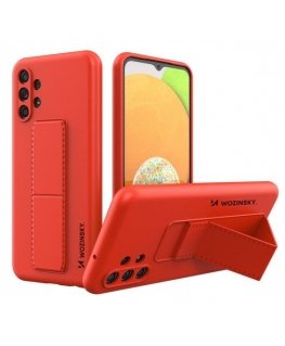 Wozinsky Samsung Galaxy A13 5G Kickstand Case Silicone Stand Cover Red
