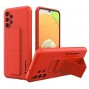 Wozinsky Samsung Galaxy A13 5G Kickstand Case Silicone Stand Cover Red